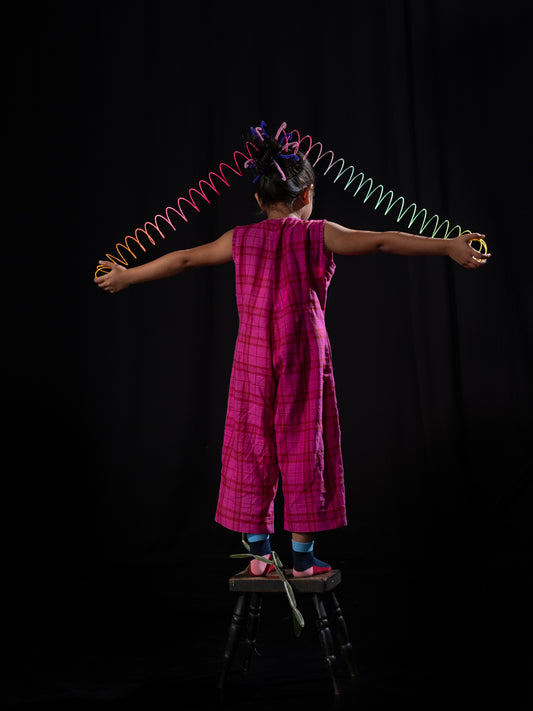 Jumpsuit - Pink Checks