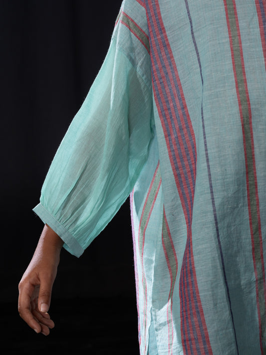 Mul Sleeve dress - turquoise