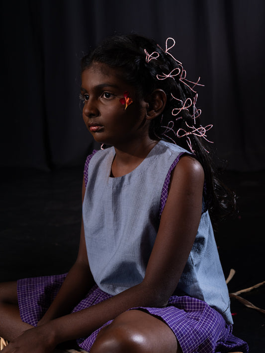 Round neck sleeveless - Grey