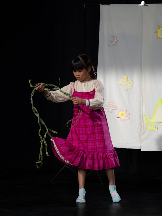 Slip Dress - Pink checks