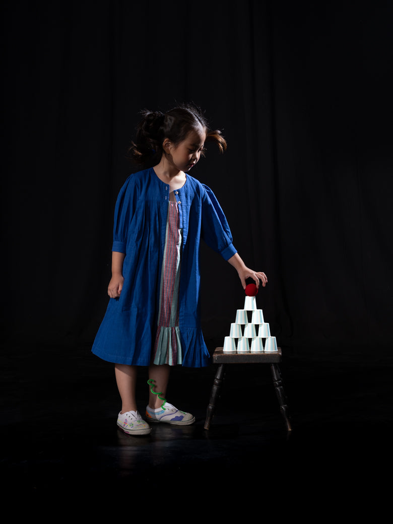 Overlay Jacket/Dress - Blue