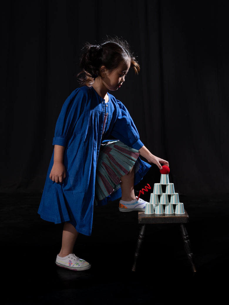 Overlay Jacket/Dress - Blue