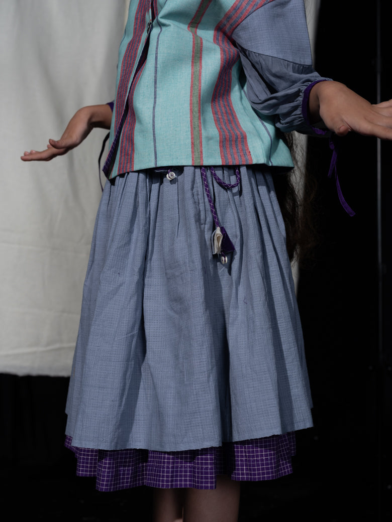 Layered Skirt - Grey