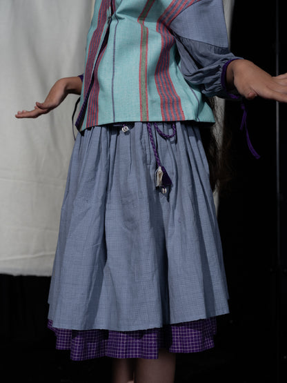 Layered Skirt - Grey