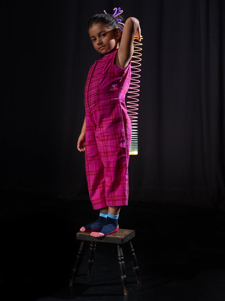 Jumpsuit - Pink Checks